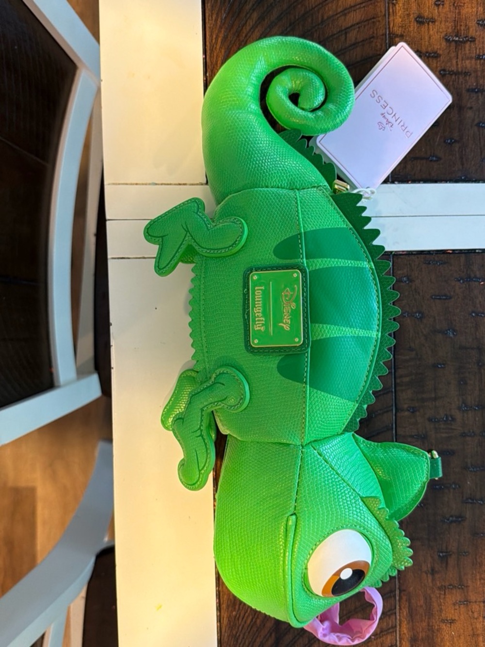 Loungefly Bright Green Chameleon Crossbody Bag